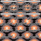 Custom Stitched Black Gray Orange-White 3D Mexico Aztec Pattern Sports Pullover Sweatshirt Hoodie