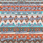 Custom Stitched White Gray Orange Blue-Navy 3D Mexico Aztec Pattern Sports Pullover Sweatshirt Hoodie