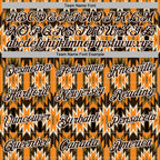 Custom Stitched Black Brown Orange Green-White 3D Mexico Aztec Pattern Sports Pullover Sweatshirt Hoodie