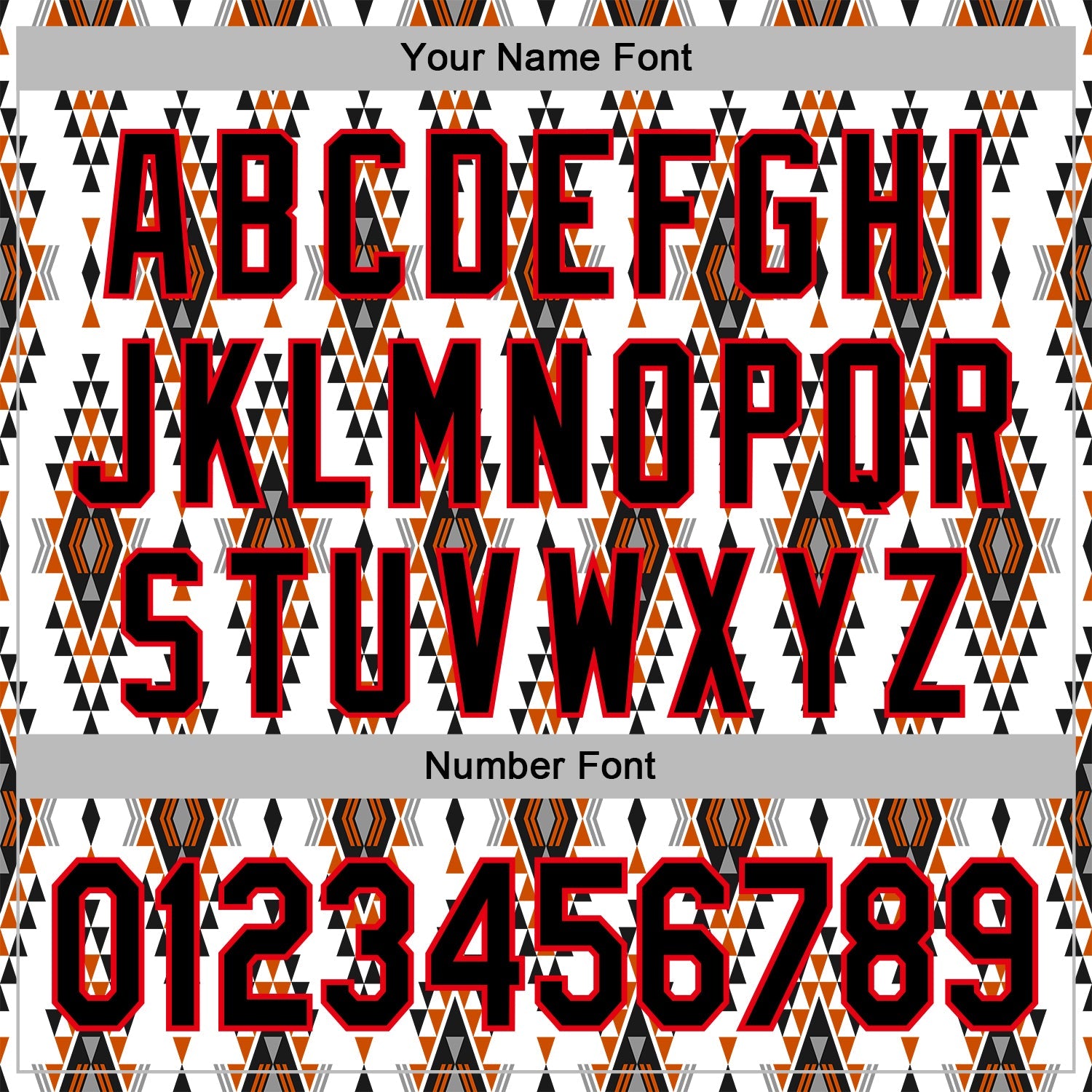 Custom Stitched White Black Orange Gray-Fire Red 3D Mexico Aztec Pattern Sports Pullover Sweatshirt Hoodie