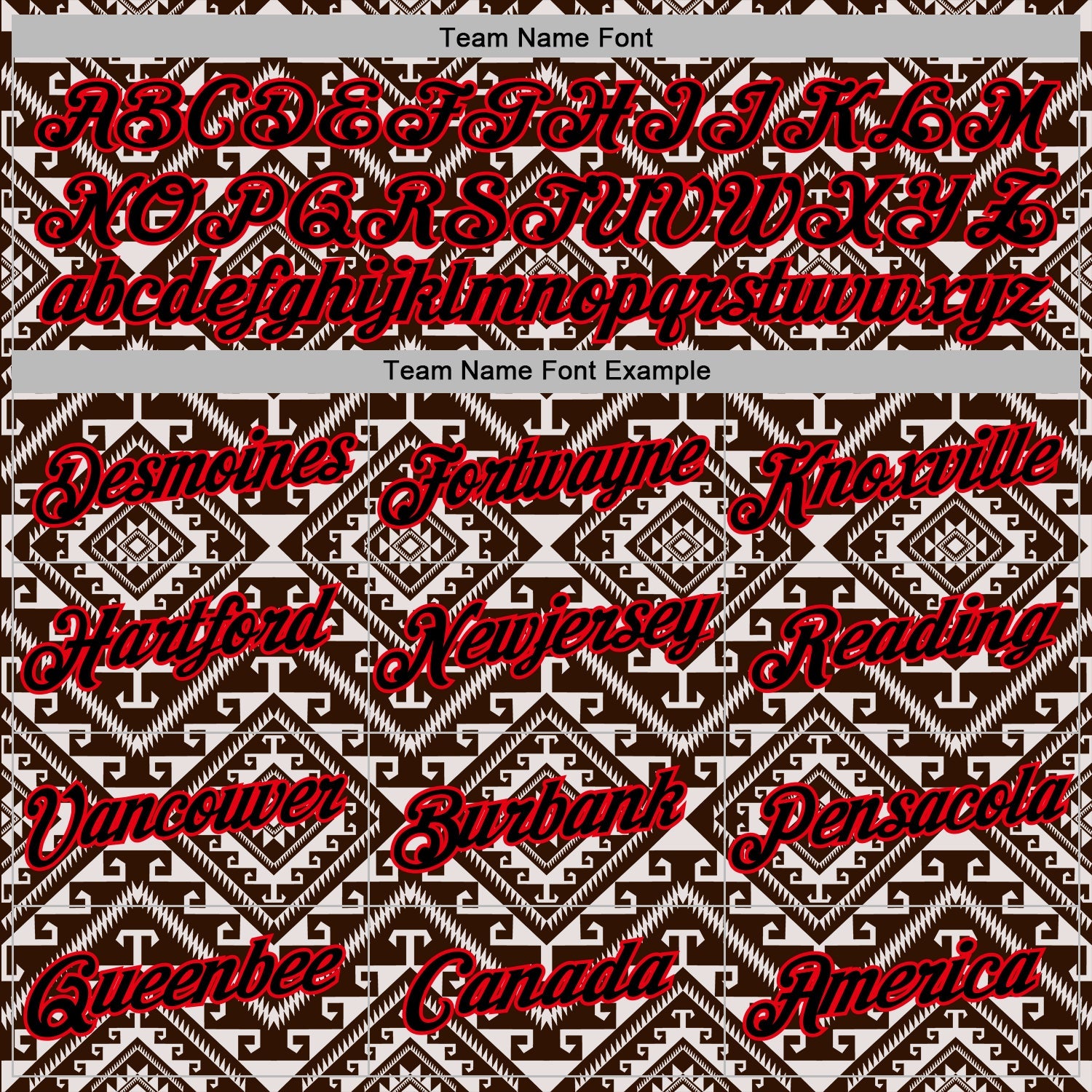 Custom Stitched Brown Black White-Fire Red 3D Mexico Aztec Pattern Sports Pullover Sweatshirt Hoodie