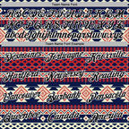 Custom Stitched Navy Black Red-White 3D Mexico Aztec Pattern Sports Pullover Sweatshirt Hoodie