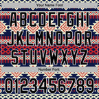 Custom Stitched Navy Black Red-White 3D Mexico Aztec Pattern Sports Pullover Sweatshirt Hoodie