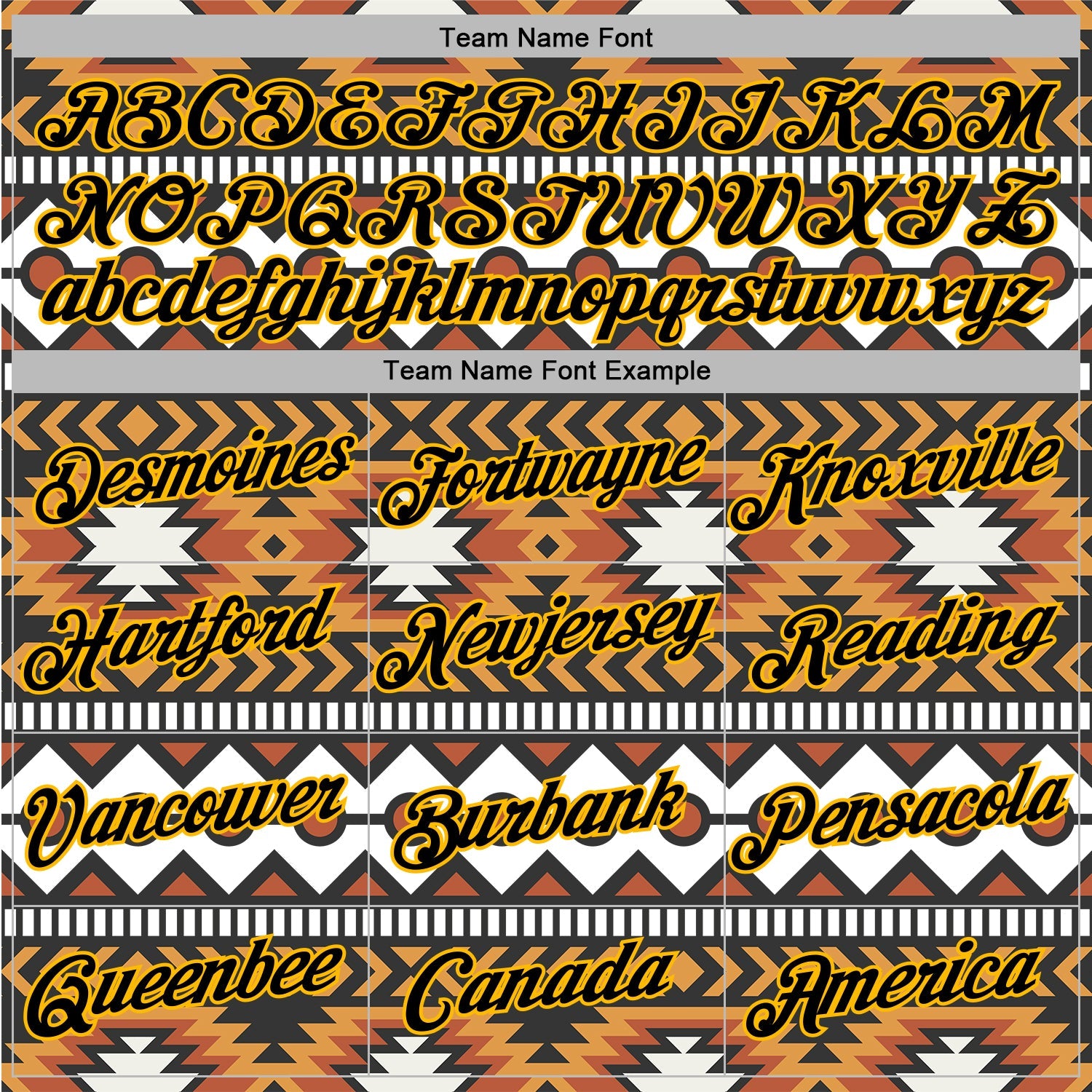 Custom Stitched White Black Orange-Gold 3D Mexico Aztec Pattern Sports Pullover Sweatshirt Hoodie