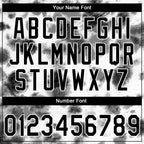 Custom Stitched Tie Dye Black-White 3D Sports Pullover Sweatshirt Hoodie