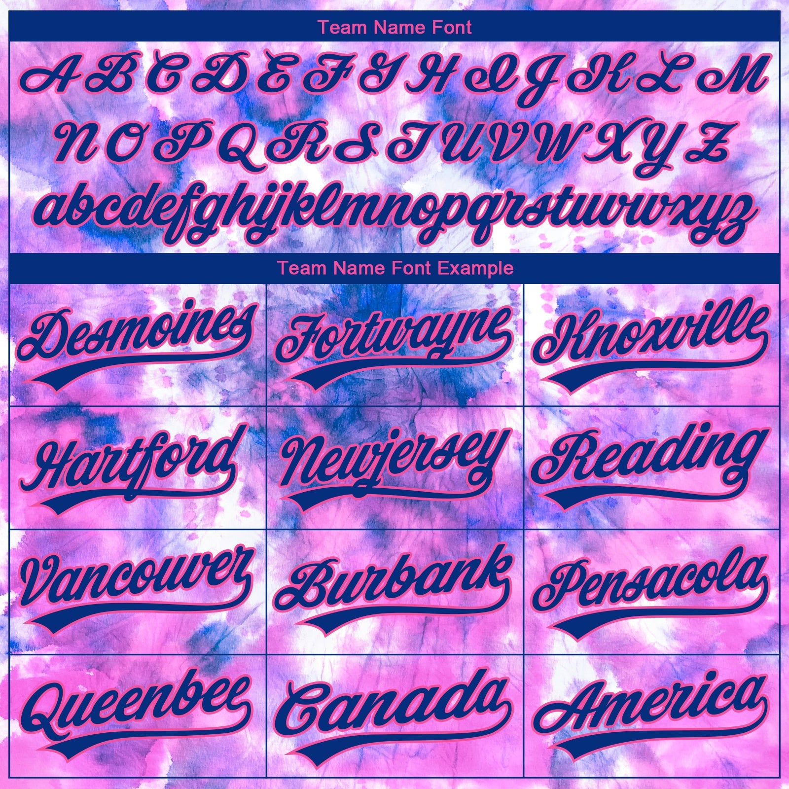 Custom Stitched Tie Dye Royal-Pink 3D Sports Pullover Sweatshirt Hoodie