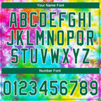 Custom Stitched Tie Dye Kelly Green-White 3D Sports Pullover Sweatshirt Hoodie