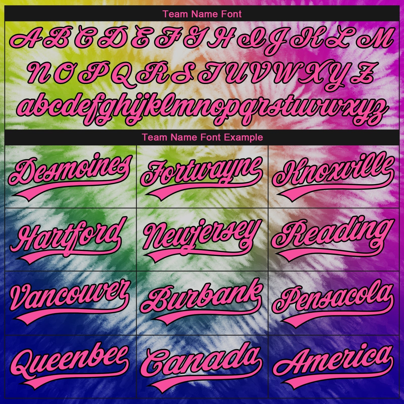 Custom Stitched Tie Dye Pink-Black 3D Sports Pullover Sweatshirt Hoodie