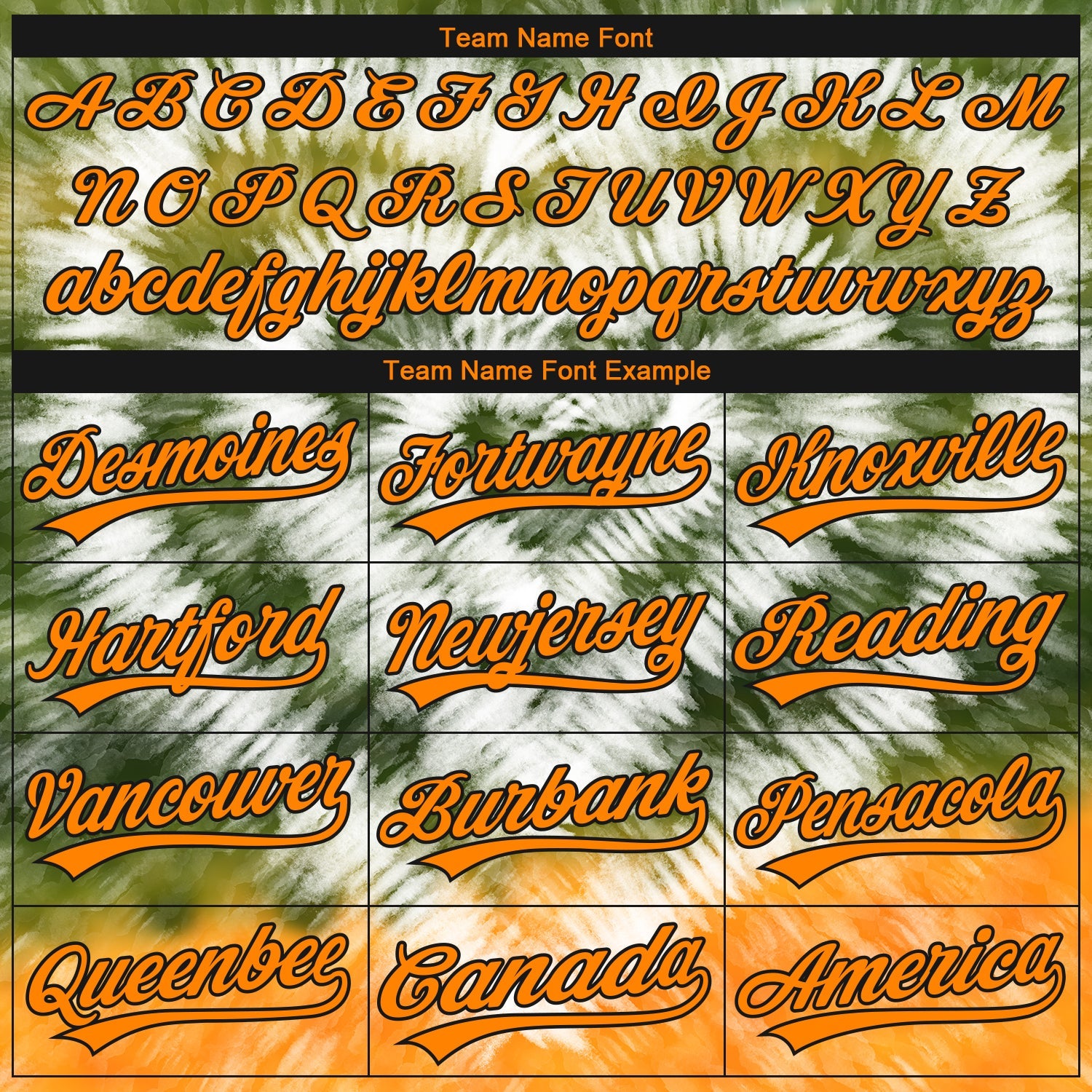 Custom Stitched Tie Dye Bay Orange-Black 3D Sports Pullover Sweatshirt Hoodie