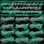 Custom Stitched Black Kelly Green Steel Gray-White 3D Pattern Design Splash Sports Pullover Sweatshirt Hoodie