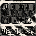 Custom Stitched Black Cream-Steel Gray 3D Pattern Design Splash Sports Pullover Sweatshirt Hoodie