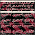 Custom Stitched Black Crimson Steel Gray-Cream 3D Pattern Design Splash Sports Pullover Sweatshirt Hoodie