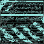 Custom Stitched Black Ice Blue-Steel Gray 3D Pattern Design Splash Sports Pullover Sweatshirt Hoodie