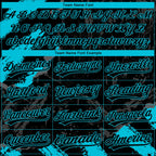 Custom Stitched Black Lakes Blue-Steel Gray 3D Pattern Design Splash Sports Pullover Sweatshirt Hoodie