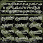 Custom Stitched Black Olive Steel Gray-White 3D Pattern Design Splash Sports Pullover Sweatshirt Hoodie