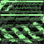 Custom Stitched Black Pea Green-Steel Gray 3D Pattern Design Splash Sports Pullover Sweatshirt Hoodie