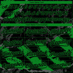 Custom Stitched Black Grass Green-Steel Gray 3D Pattern Design Splash Sports Pullover Sweatshirt Hoodie