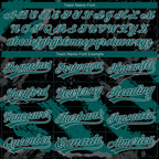 Custom Stitched Black Midnight Green Steel Gray-Gray 3D Pattern Design Splash Sports Pullover Sweatshirt Hoodie