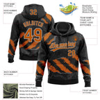 Custom Stitched Black Texas Orange Steel Gray-Gray 3D Pattern Design Splash Sports Pullover Sweatshirt Hoodie