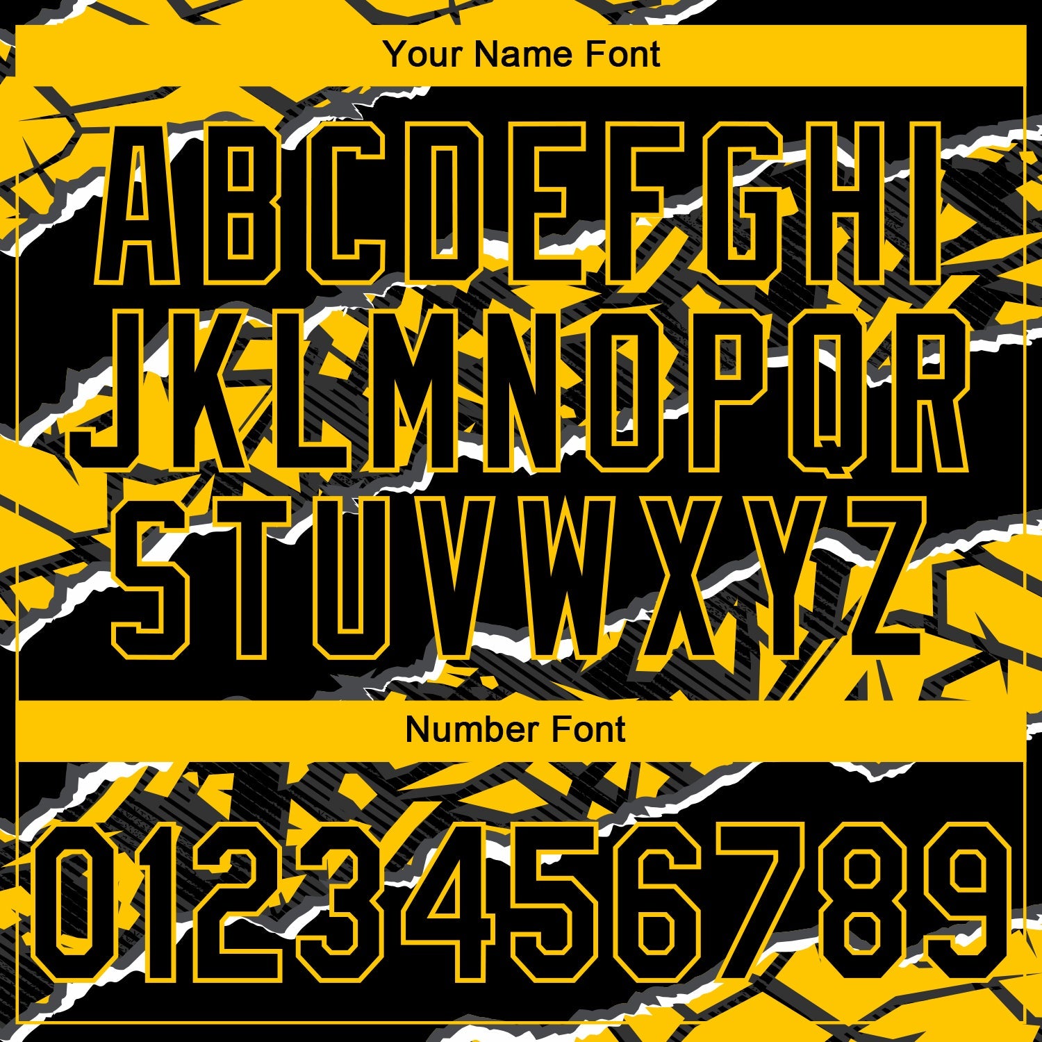 Custom Stitched Black Yellow-White 3D Pattern Design Torn Paper Style Sports Pullover Sweatshirt Hoodie