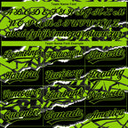 Custom Stitched Black Neon Green-White 3D Pattern Design Torn Paper Style Sports Pullover Sweatshirt Hoodie