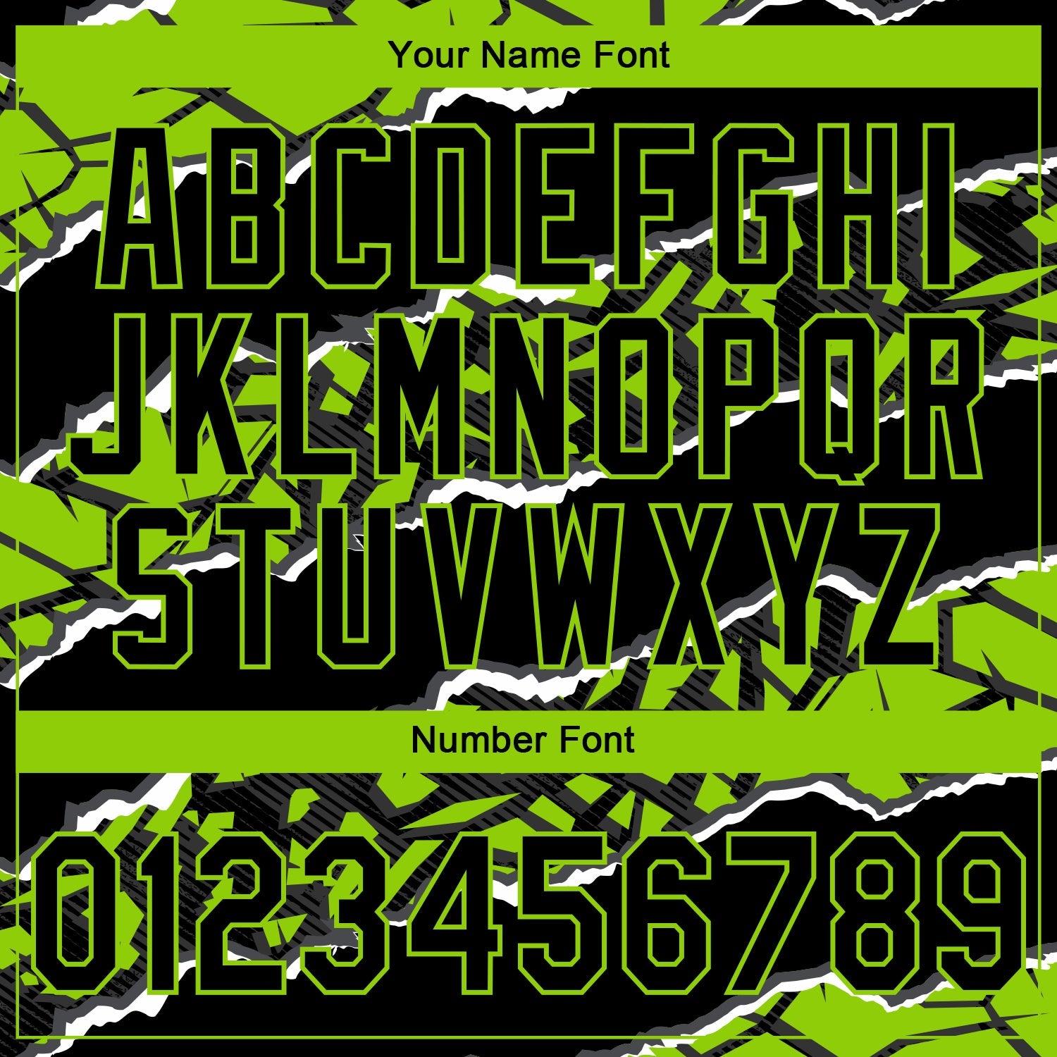 Custom Stitched Black Neon Green-White 3D Pattern Design Torn Paper Style Sports Pullover Sweatshirt Hoodie