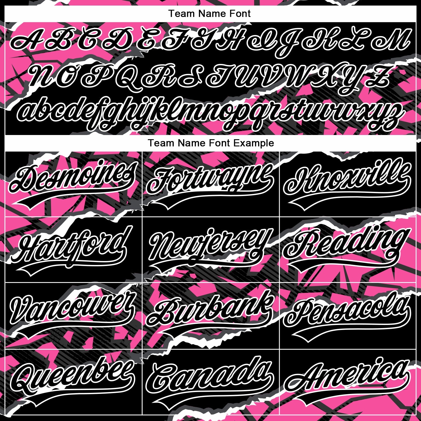 Custom Stitched Black Pink-White 3D Pattern Design Torn Paper Style Sports Pullover Sweatshirt Hoodie