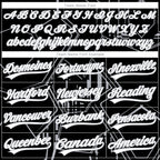 Custom Stitched Black White-Gray 3D Pattern Design Line Sportswear Pullover Sweatshirt Hoodie