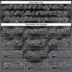 Custom Stitched Black White 3D Pattern Design Line Sportswear Pullover Sweatshirt Hoodie