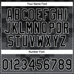 Custom Stitched Black White 3D Pattern Design Line Sportswear Pullover Sweatshirt Hoodie
