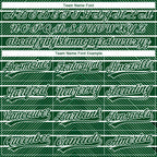 Custom Stitched Green White 3D Pattern Design Line Sportswear Pullover Sweatshirt Hoodie