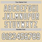 Custom Cream White Green-Black 3D Urban City Edition Sports Cactus Authentic Baseball Jersey