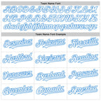 Custom White Electric Blue-Red 3D Urban City Edition Sports Authentic Baseball Jersey