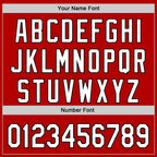 Custom Red White Gray Yellow-Black 3D Urban City Edition Sports Authentic Baseball Jersey