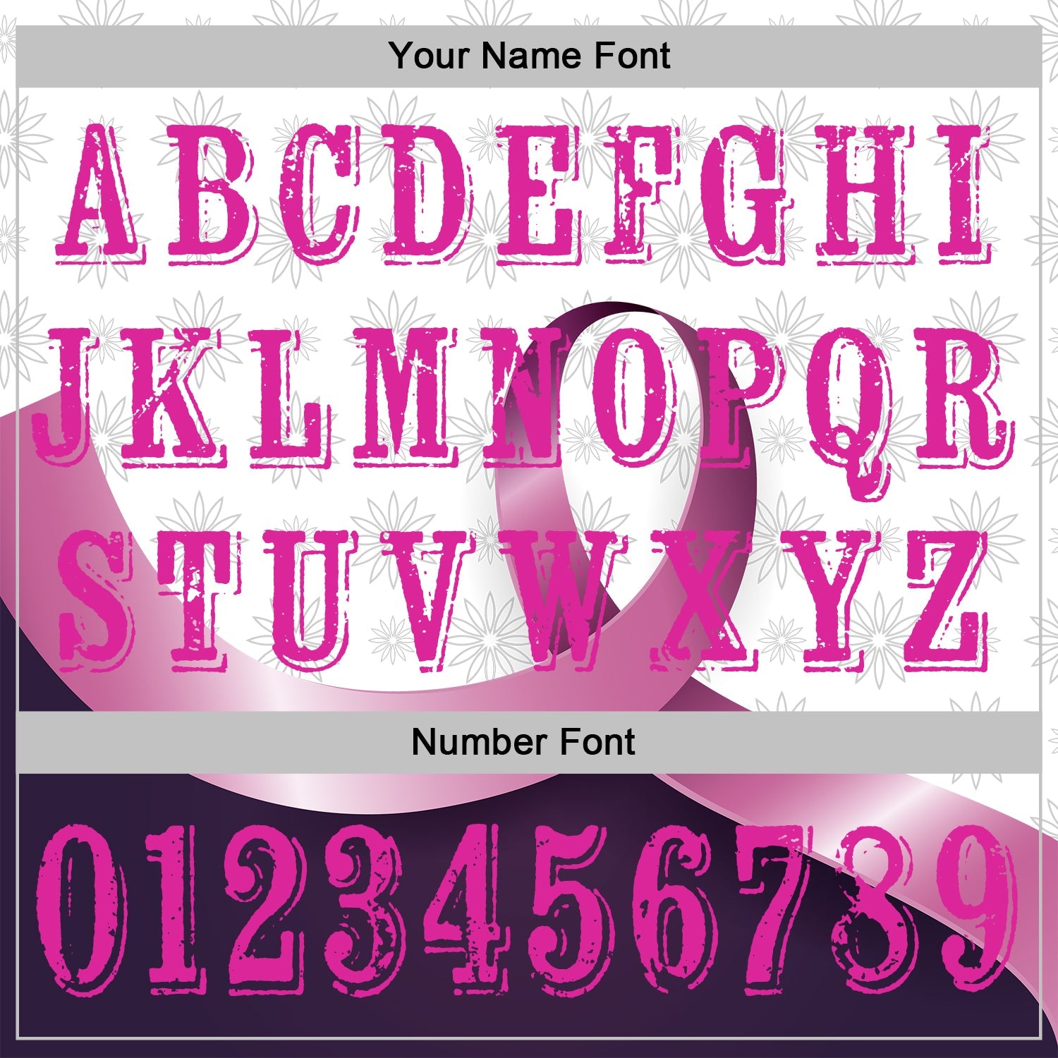 Custom White Deep Pink-Purple 3D Pink Ribbon Breast Cancer Awareness Women Health Care Support Sports Pullover Sweatshirt Hoodie