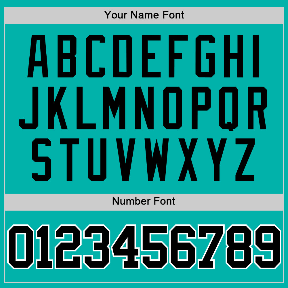 Custom Aqua Black-White Authentic Basketball Jersey