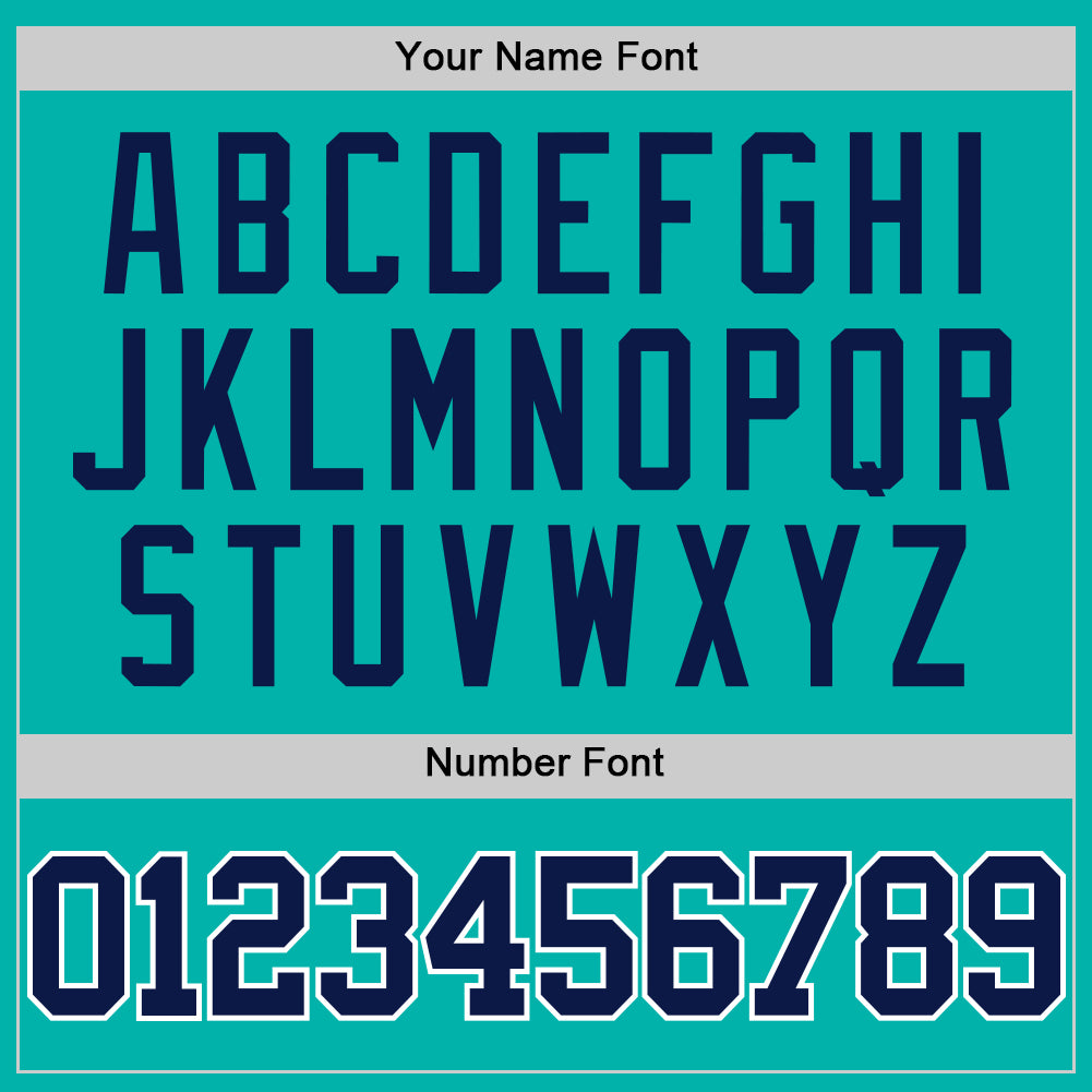 Custom Aqua Navy-White Authentic Basketball Jersey