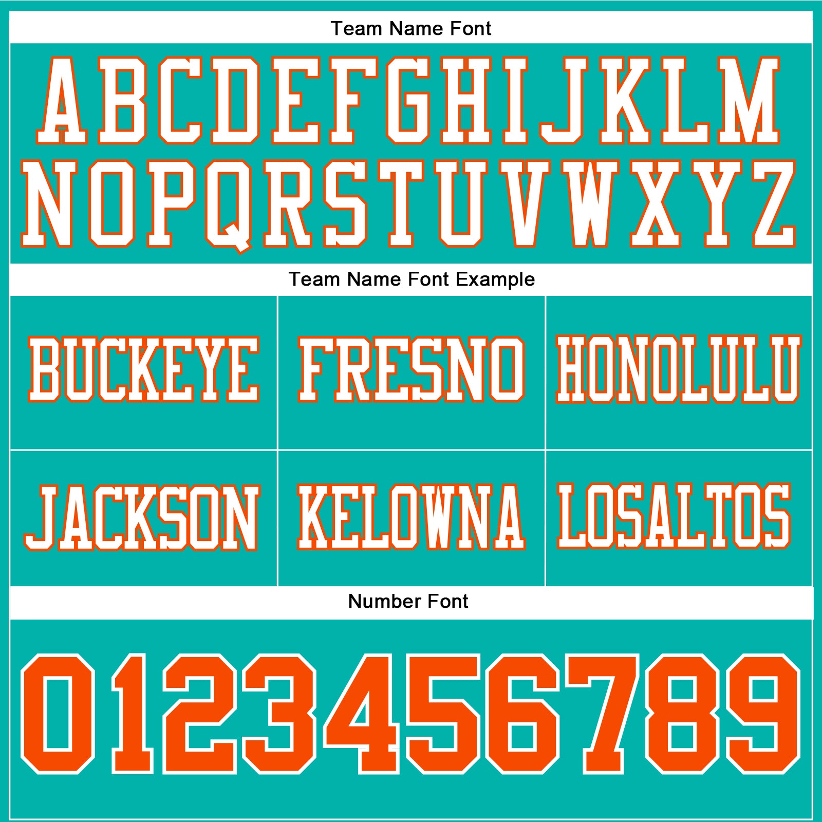 Custom Aqua Orange-White Authentic Football Jersey