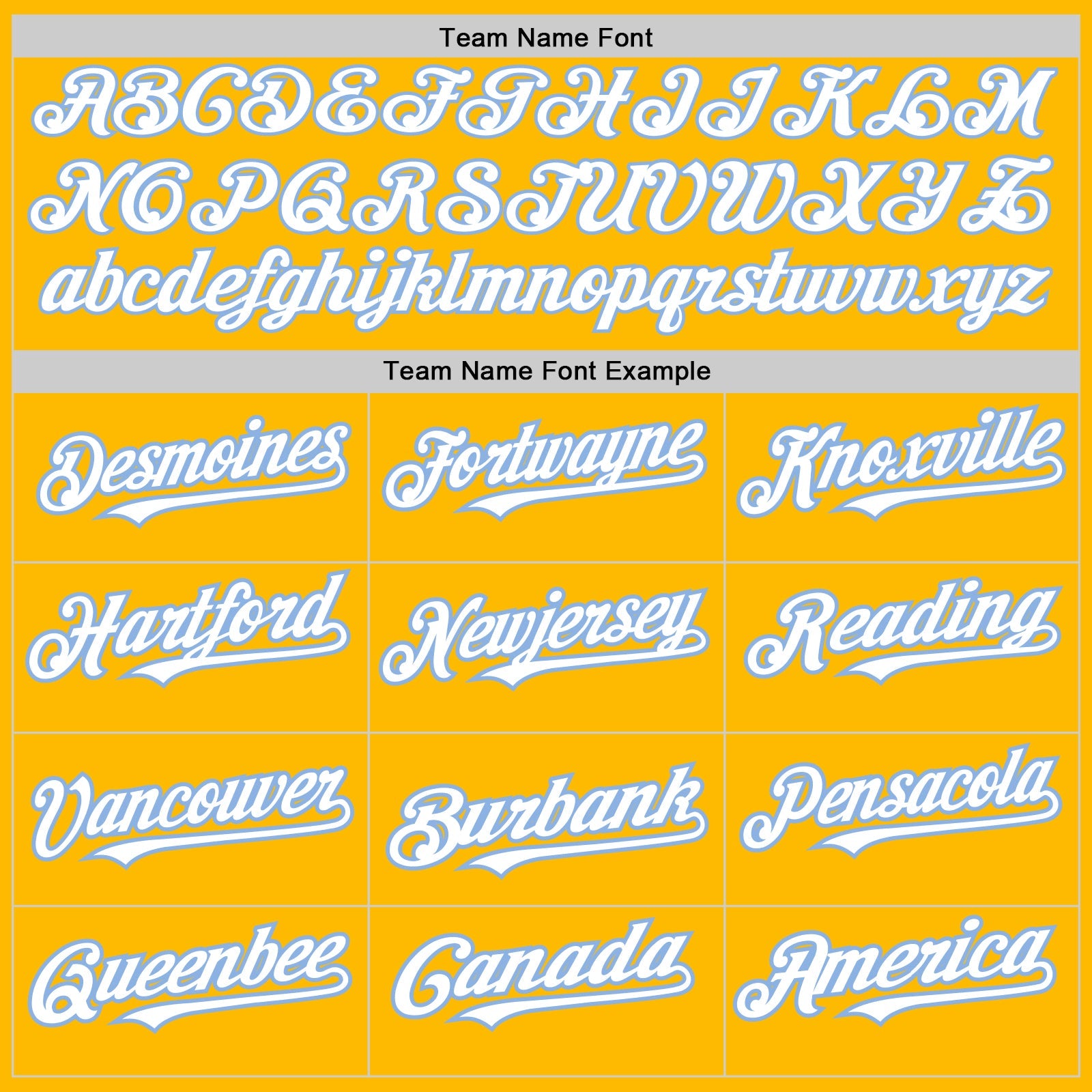 Custom Gold White-Light Blue 3 Colors Arm Shapes Authentic Baseball Jersey