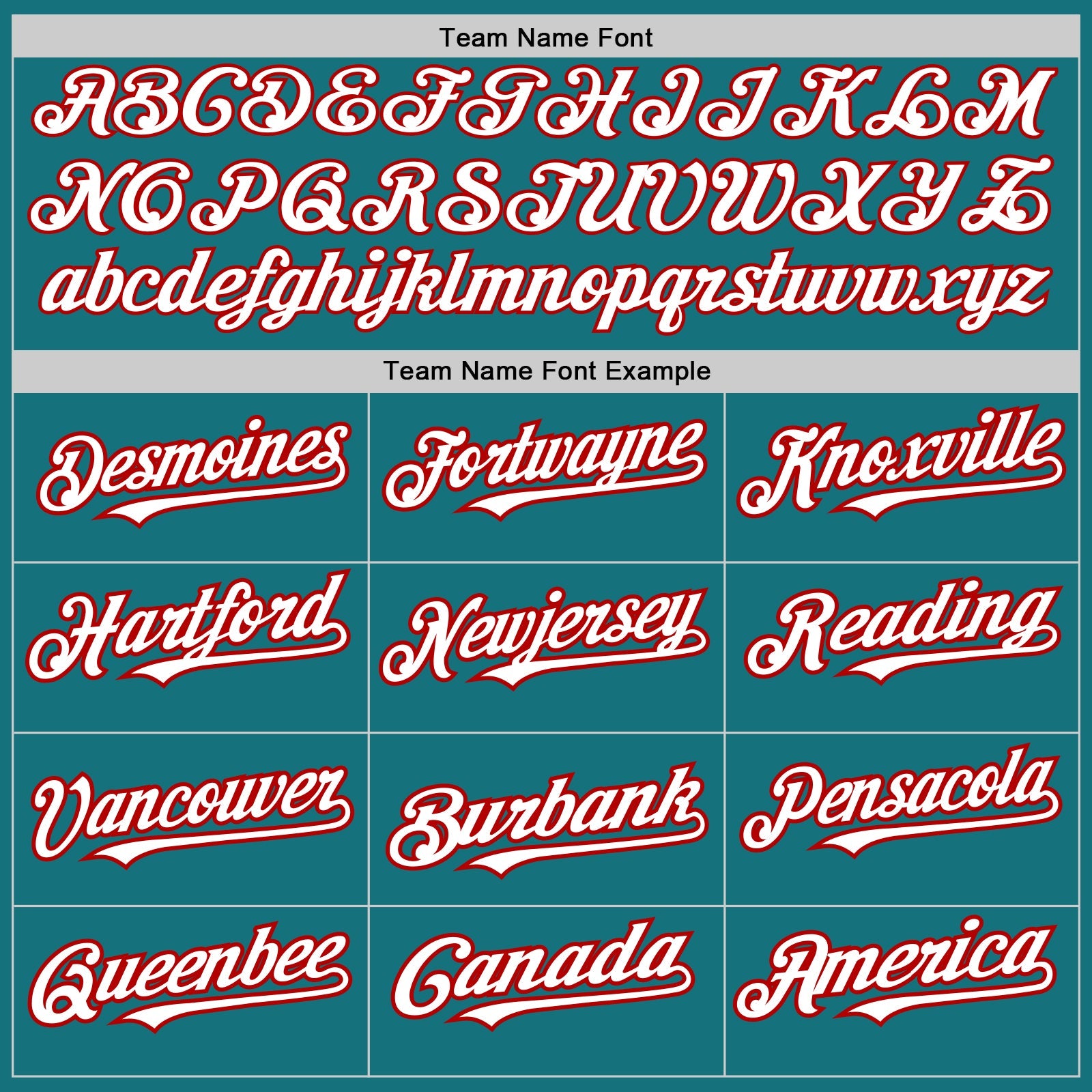 Custom Teal White-Red 3 Colors Arm Shapes Authentic Baseball Jersey