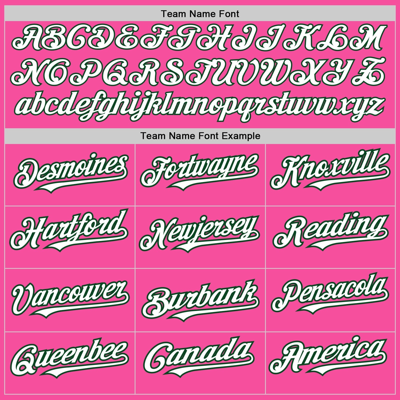 Custom Pink White-Green 3 Colors Arm Shapes Authentic Baseball Jersey