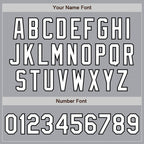 Custom Gray Gold-Brown 3 Colors Arm Shapes Authentic Baseball Jersey
