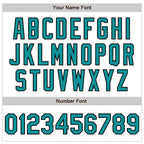 Custom White Teal-Black 3 Colors Arm Shapes Authentic Baseball Jersey