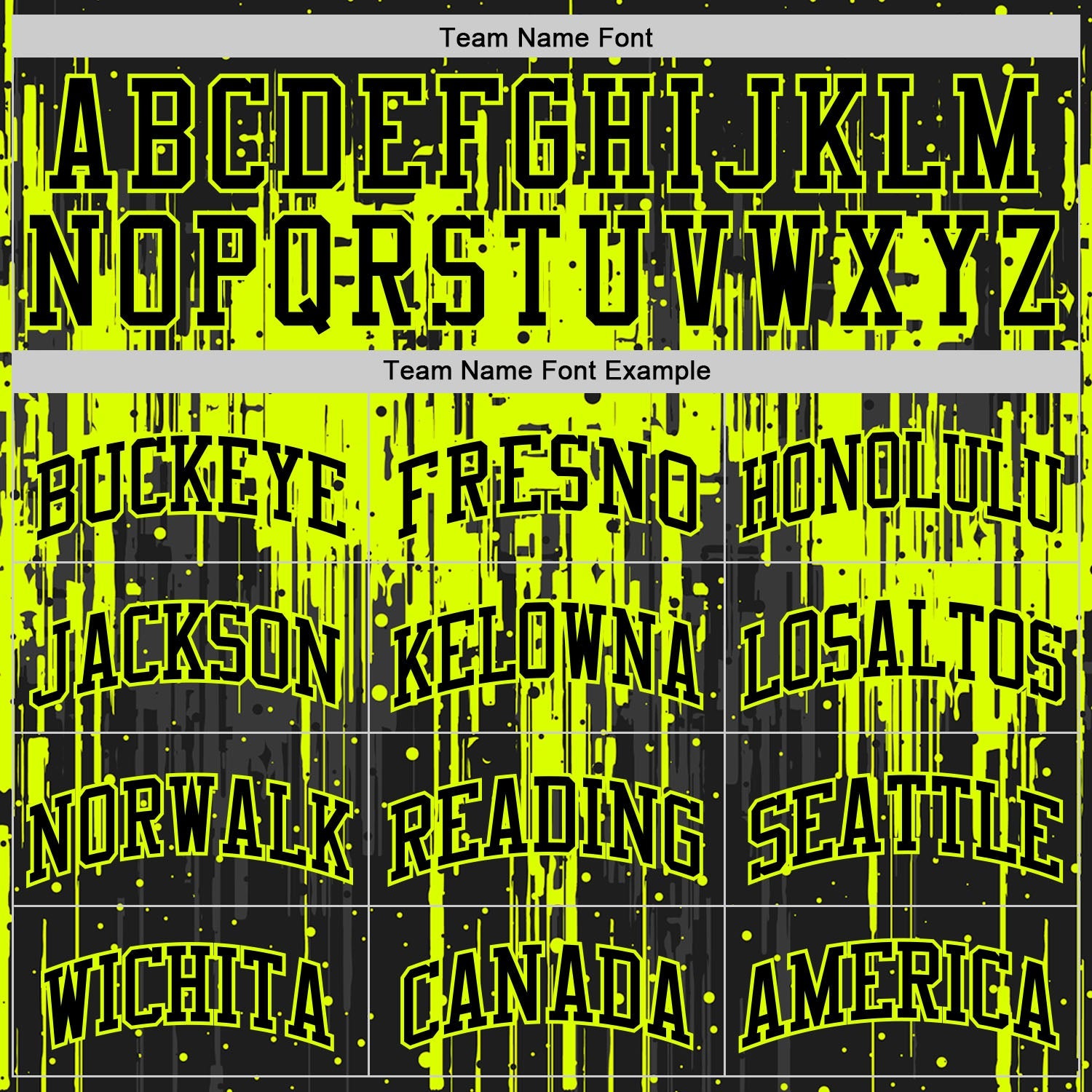 Custom Black Neon Green Dripping Splatter Art Round Neck Sublimation Basketball Suit Jersey