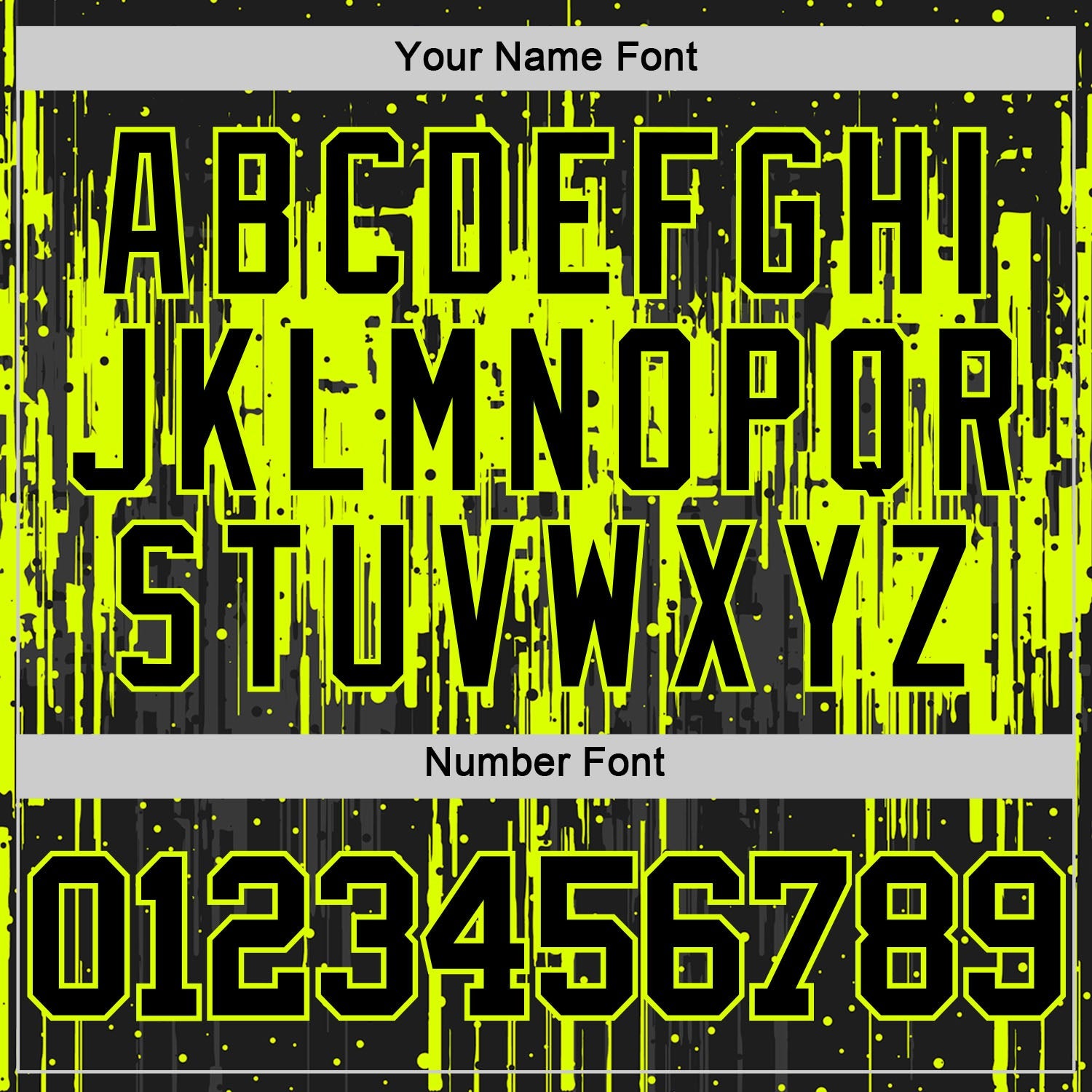 Custom Black Neon Green Dripping Splatter Art Round Neck Sublimation Basketball Suit Jersey