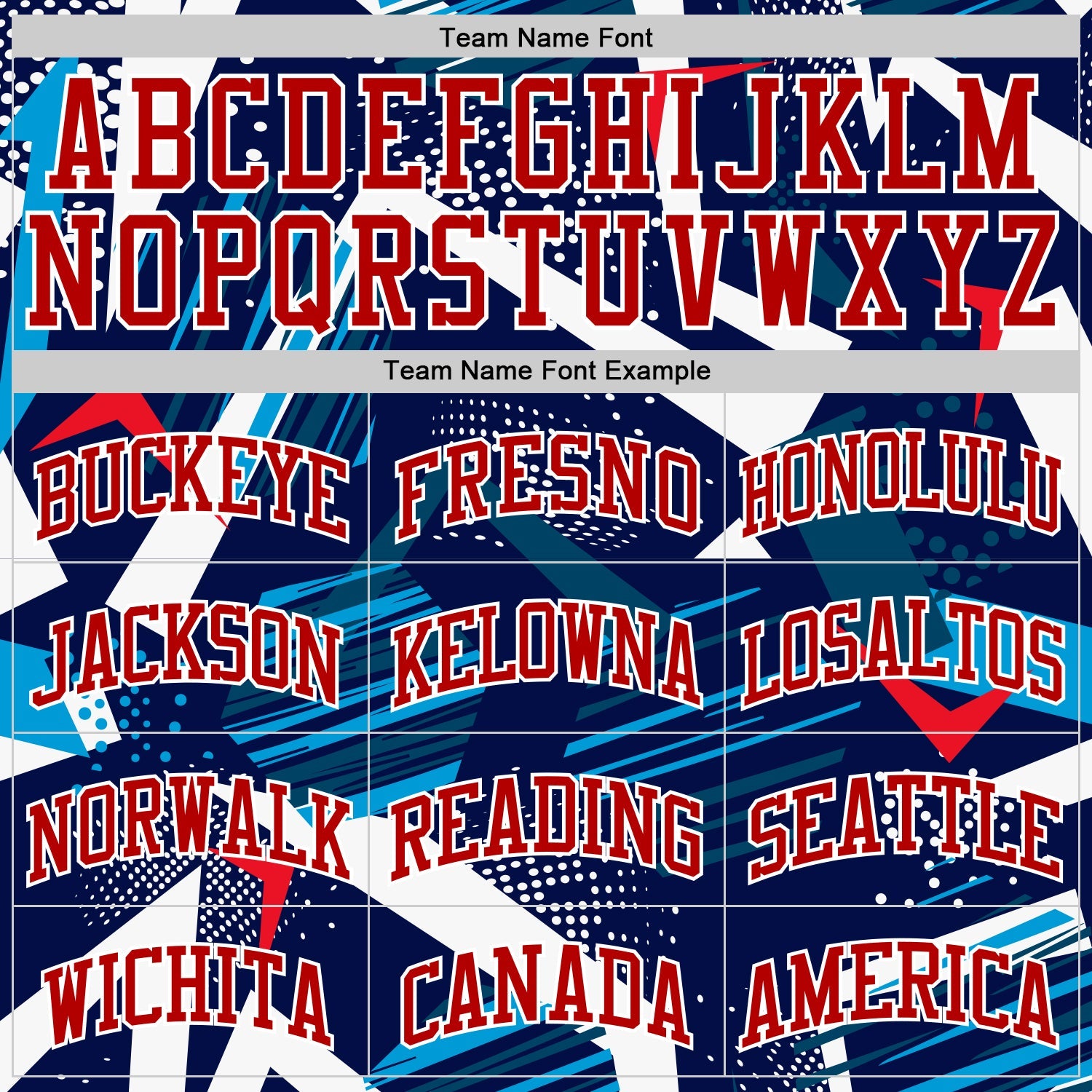 Custom Navy Red-White Geometric Shape Round Neck Sublimation Basketball Suit Jersey