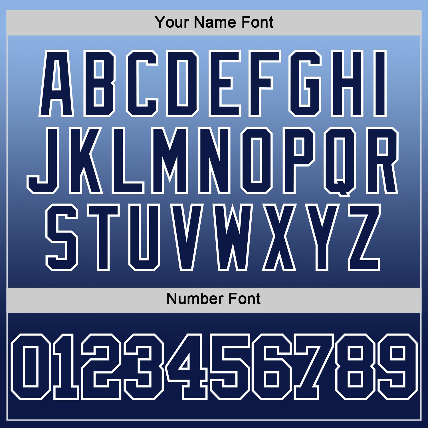 Custom Light Blue Navy-White Fade Fashion Round Neck Sublimation Basketball Suit Jersey