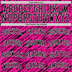 Custom Pink Black-White Line Round Neck Sublimation Basketball Suit Jersey