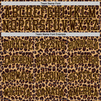 Custom Brown Old Gold Leopard Print Round Neck Sublimation Basketball Suit Jersey