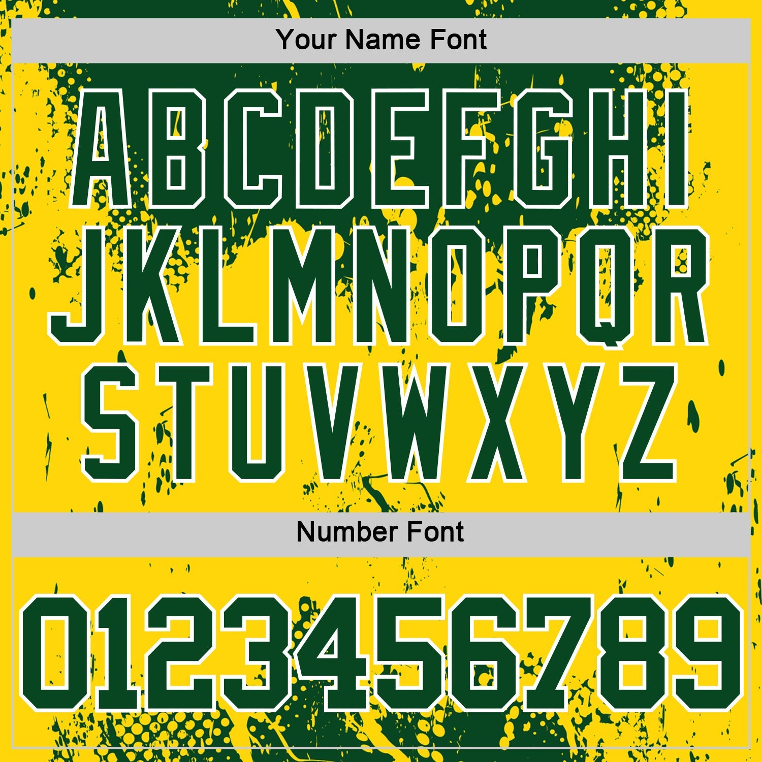 Custom Green Yellow-White Abstract Splatter Grunge Art Round Neck Sublimation Basketball Suit Jersey